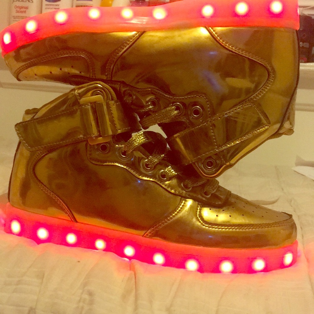 Glowing in the dark shoes
